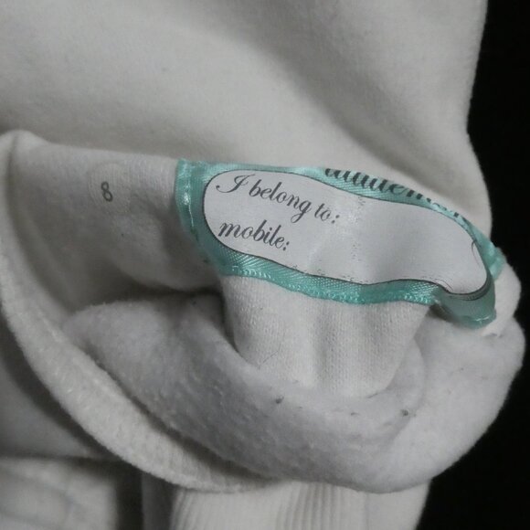 LULULEMON | size 4 | Classic White Scuba Hoodie With Black Omega logo on Hood - Picture 16 of 16